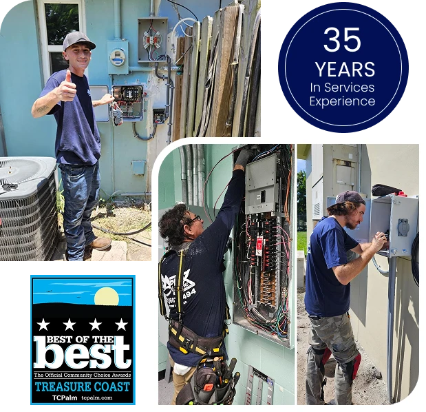 Electrical work Vero Beach FL for residential and commercial needs.